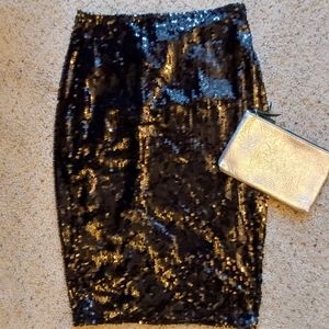 Sequin skirt